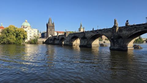Praha z paluby